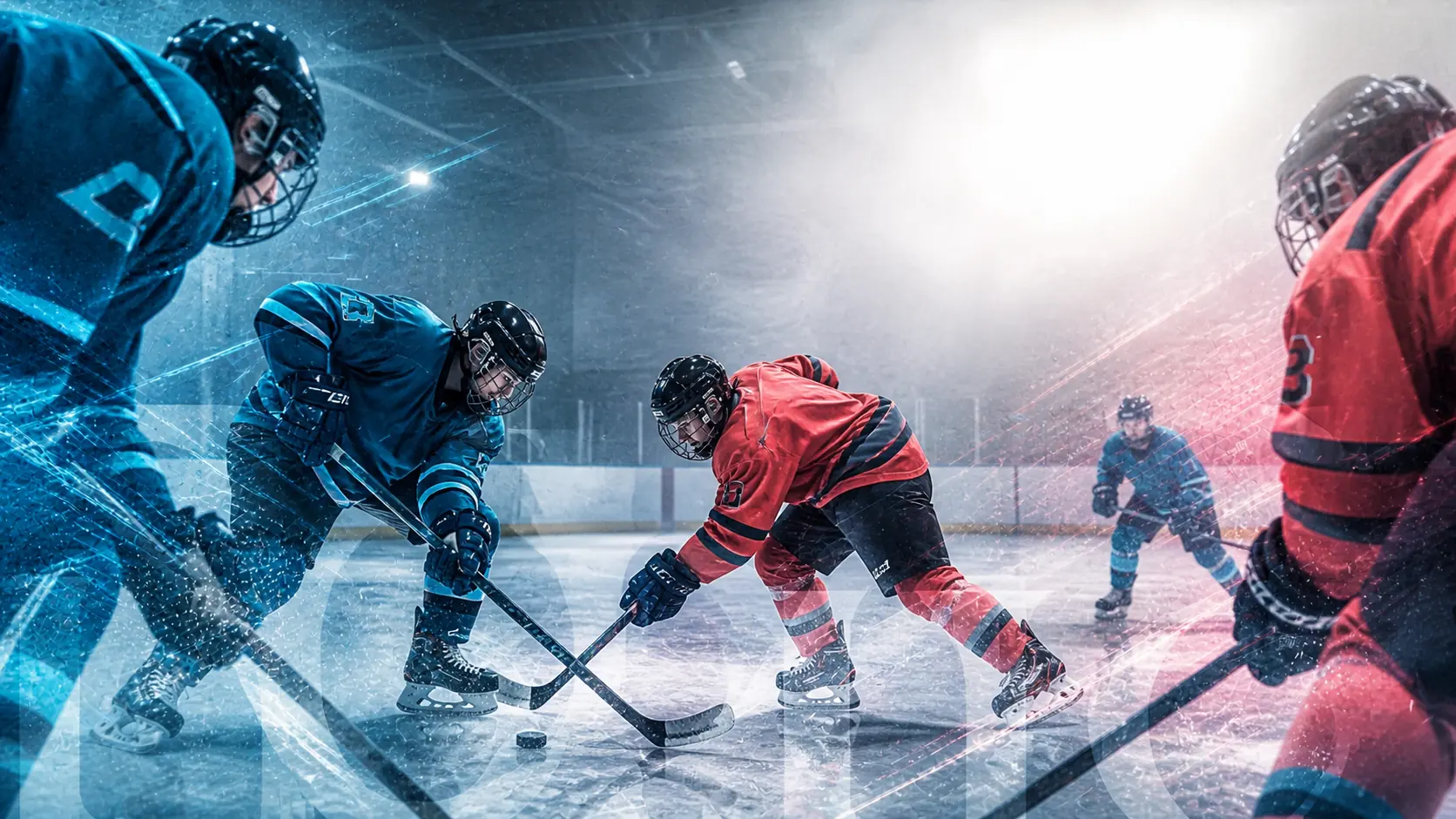 Jääkiekko-ottelu – Molentum-alustan referenssikuva